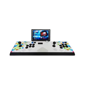Console de vídeo game para tv, 2 jogadores, 10 polegadas, controle de joystick para pc, capa de metal slim, console de jogos de arcade