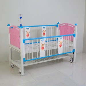 Cuna de <span class=keywords><strong>Hospital</strong></span> Pediátrica para Bebés, Cama Móvil para Recién Nacidos con Barandas, para Uso en Maternidad - Product Image 2