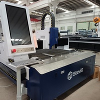 ST-PL4015E Laser à fibre de table d'échange 1500W pour le système de contrôle Hiwin Guiderail Cypcut prend en charge les formats AI BMP PLT