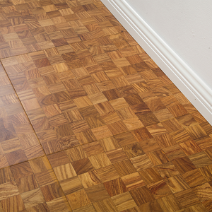 Parquet de Madera Natural Prefabricada Asiática, Acabado Mate CE, Grado AB, 12mm 14mm 16mm, Multicapa, Padauk T&G, para Club House - Product Image 2