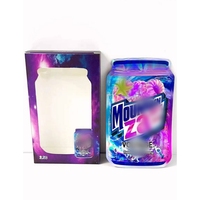 En gros, Sachet Mylar refermable découpé à la forme de canette de soda, 0,125 oz (8e), Cali Pack spécial, pour bonbons, tabac, herbes sèches et fleurs, avec emballage en boîte