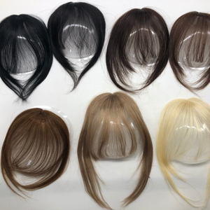 Ekstensi Rambut Remy SS LONGFOR 8 Inch 3x4 untuk Wanita, 3D 1b 2 613 Poni Jepit Rambut Topper Fringes dalam Semua Warna - Product Image 1
