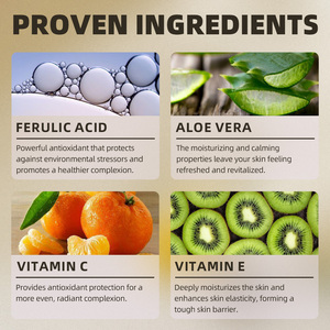 Crema Corporal Natural Orgánica de Aloe Vera con Vitamina C de Marca Privada, Loción Rejuvenecedora e Iluminadora para Todo el Cuerpo, en Existencia, Envío Rápido - Product Image 5
