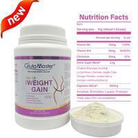 Gluta Master 1KG Poudre de Prise de Poids Compléments Sportifs Gain de Masse Hanches et Fessiers Pré-Entraînement Prise de Masse Musculaire Meilleure Poudre Protéinée