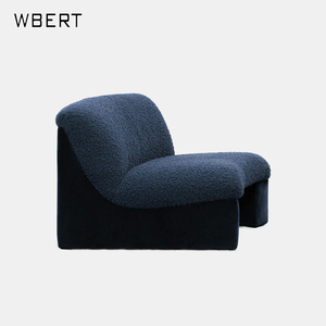 Sofá individual de lujo italiano nórdico WBERT Silla de ocio para sala de estar Villa sala de recepción oficina de ventas diseñador creatividad - Product Image 1
