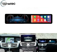 Radio GPS Multimedia Player Layar Ganda UPSZTEC 24,6 Inci W218 GLK X204 Android Auto Stereo Monitor untuk Mercedes Benz Kelas CLS