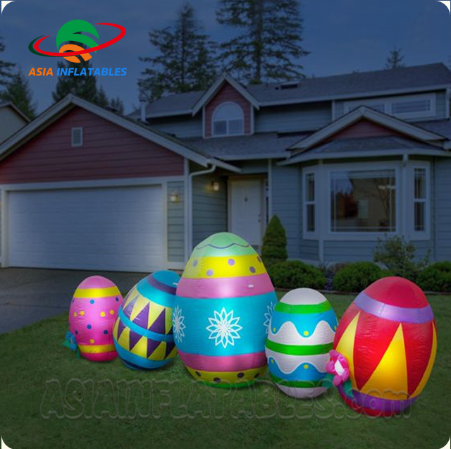 24 Œufs De Pâques Gonflables 23 Cm – Lot Extérieur PVC Coloré Lapins Poussins Fleurs – Idéal Chasse Aux Œufs Jardin Décoration Festive
