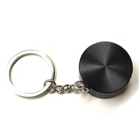 Broyeur à herbes en alliage d'aluminium de 30 mm avec logo personnalisé, porte-clés, 2 pièces, durable, écologique, design sécurisé, broyeur à tabac