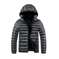 Nouvelle Trench-coat décontractée YZ pour homme, à capuche, épaisseur standard, respirante, en polyester/coton, imprimée numériquement, avec fermeture éclair et col montant