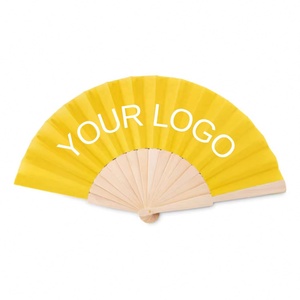 ขายดีพัดไม้พับได้23ซม. ปรับแต่งได้งานหัตถกรรมมือถือทำจากไม้ไผ่ของขวัญออกแบบได้ตามต้องการ - Product Image 2