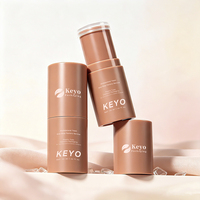 Tube vide personnalisé pour cosmétiques : fond de teint, déodorant, correcteur, rouge à lèvres, blush – finition mate rouge-brun 6g