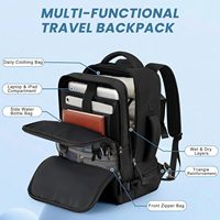 Sac à dos de voyage pour hommes et femmes, approuvé par les compagnies aériennes, sac à dos de grande capacité, sac à dos pour ordinateur portable de 16 pouces