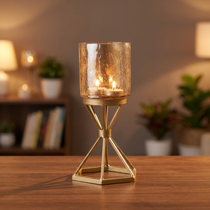 Portavelas moderno con tarro de vidrio, perfecto para un candelabro de inspiración vintage cálido y acogedor - Product Image 5