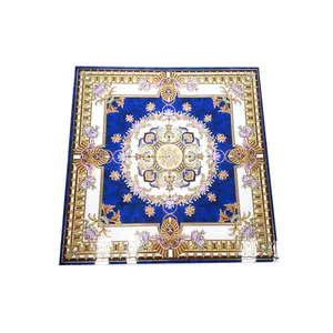 1600*1600 מ""מ קריסטל פורצלן אריחי שטיח זהב 3D אריחי ריצוף לאולם אוכל