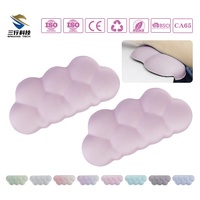 Lot de 2 repose-poignets ergonomiques en mousse à mémoire de forme pour clavier et souris, avec protection d'angle et base antidérapante, pour le bureau