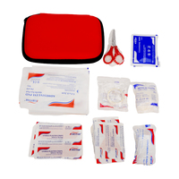 Trousse de premiers soins portable en EVA, petite, 69 pièces, trousse médicale d'urgence, coque rigide, étanche