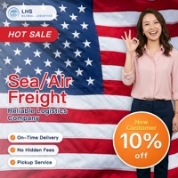 Agent d'expédition Chine-USA DDP, service de fret porte-à-porte par air et mer, express, avec taux de demande élevé pour le service de fret porte-à-porte.
