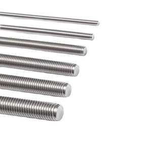 Outils de quincaillerie, fixations, goujons, tiges, barres filetées en acier inoxydable de haute précision, goujons Acme M5, boulons DIN975 DIN976, tiges filetées galvanisées - Product Image 3