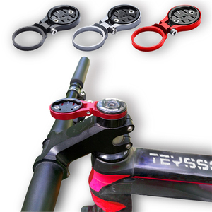 Support pour ordinateur de vélo <span class=keywords><strong>Garmin</strong></span> <span class=keywords><strong>Edge</strong></span> 25, tige réglable pour guidon de bicyclette, adapté aux modèles <span class=keywords><strong>130</strong></span>, 200, 500, 510, 520, 800, 810, 820, 1000, 1030 - Product Image 4