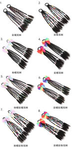 Estensione per Coda di Cavallo con Treccia Sintetica da 12 Pollici con Perline e Fiocco per Bambine - Product Image 6