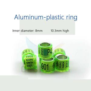 Duivenbandjes op maat 2025 - YJ Klassiek Design Eco-vriendelijke Kunststof Ringetjes, voor Identificatie van Ren- & Huisduiven - Product Image 1