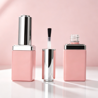 Bouteille de vernis à ongles vide très vendue, 10 ml, 12 ml, avec bouchon et pinceau, flacons en verre de style luxueux pour gel à ongles