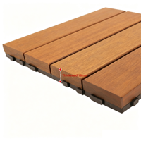 En stock, vente en gros de dalles de terrasse carrées en bambou, imperméables, anti-corrosion, à emboîtement, pour balcon, patio, jardin
