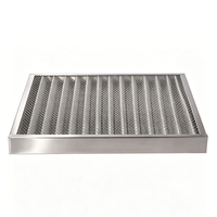 Nouveau filtre à air métallique lavable, efficacité G3, résistant aux hautes températures, pour hotte aspirante, climatisation centrale, four, ventilation, durable, réutilisable