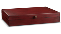 Boîtes cadeaux en bois pour couteaux, finition laquée mate sur mesure, luxe