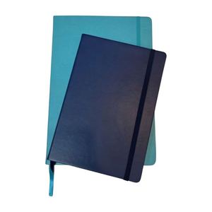 Print Writing A4 Hardcover <b>Dotted</b> PU Leather <b>Notebooks</b> for Kids and Students - Product Image 1