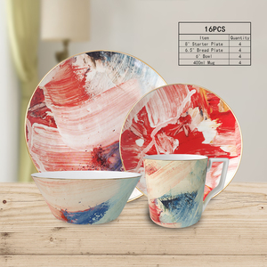 Romántico simple hueso fino porcelana platos de boda <span class=keywords><strong>loza</strong></span> China juegos de cena de lujo <span class=keywords><strong>para</strong></span> bodas - Product Image 4