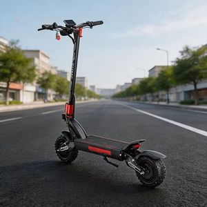 Trottinette électrique double moteur Raptor2 11 pouces à pneus larges, batterie lithium 60V 30Ah, étanche, pliable, pour adultes, avec écran NFC et capteur - Product Image 1