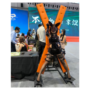 Scarletsin <span class=keywords><strong>BDSM</strong></span> Andrew's Cross, Grand équipement de domination pour salle, Cadre en X, Outils de flirt, Modèle alternatif détachable Z7 - Product Image 6
