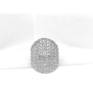Bague de fiançailles en diamant naturel blanc, 1,55 carat, taille ronde, argent sterling 925, pour femme - Product Image 6