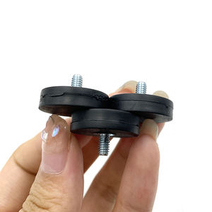 Forte puissance caoutchouc revêtement néodyme tasse aimant mâle fileté goujon sécurité caméra LED lumières - Product Image 6