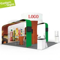 Stand d'exposition portable sur mesure, design standard, pour salons professionnels