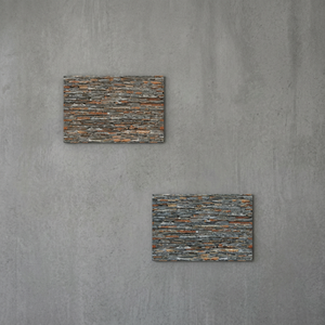 Azulejos de pared mate satinado en relieve de 300x450mm, 3mm de profundidad, 30x45cm, 12x18, concepto de piedra de elevación para edificios comerciales, centros comerciales de baño - Product Image 1