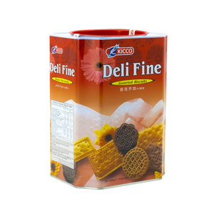 Galletas en Lata con Mezcla de Sabores Vainilla, Café, Chocolate y Limón, con Bolsitas Pequeñas de Galletas en el Interior - Product Image 3