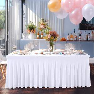 Manteles Rectangulares de Poliéster Blancos Personalizados al por Mayor, Económicos, para Fiestas, Bodas y Eventos - Product Image 6