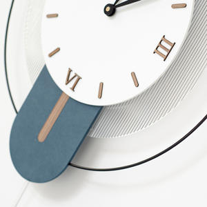 Horloge murale en bois Transparent de luxe nordique Design Simple moderne pour la maison salon tenture murale mode horloge créative - Product Image 3