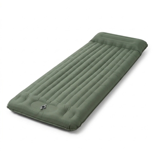 Matelas gonflable portable ultra-léger et pliable, imperméable, design moderne, pour 1 à 2 personnes, camping, randonnée, parc - Product Image 1