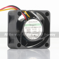 Kipas Pendingin Sunon Baru 5V 24V 48V DC12V 1.06W AC EC 4020 40X40X20MM 4CM Senyap untuk Komputer Industri Tiga Kabel MF40201VX-10000-G99