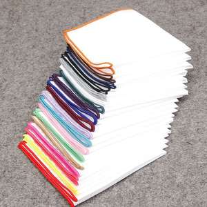 Pañuelo personalizado barato para hombre de moda 100% algodón blanco - Product Image 1