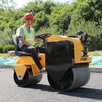 Compacteur routier à double tambour pour asphalte FYL-850, capacité 700 kg, prix usine