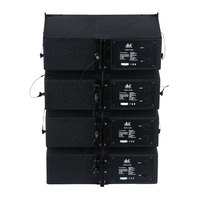 Enceintes PA professionnelles double 5 pouces à large bande avec aimant néodyme et pavillon, 200W RMS/400W de crête, sonorisation portable