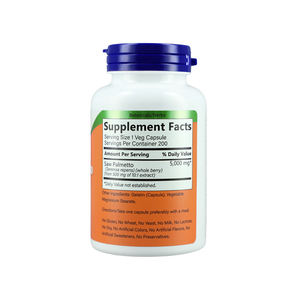 Potent 500mg Saw Palmetto ekstrak dengan biji labu minyak pria dukungan kesehatan Veggie Saw Palmetto softgel suplemen - Product Image 4