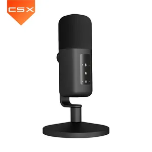 PD100 Dynamisches Mikrofon XLR USB Dual-Mode-Podcast-Ausrüstung EQ-Steuerung für Podcast-Gaming-Streaming Profession elles XLR-Mikrofon