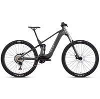 Vélo électrique de ville et de montagne EM19 en fibre de carbone au lithium, M6100 12 vitesses, moteur central Bafang M820, 720Wh, 145mm de débattement, haute performance