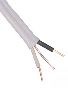 Yapı kablosu NMD90 300V bakır tel 14/2 CUL sertifikası ile 10/3 AWG 150M 75M biriktirme NMD90 12/2 kırmızı tel