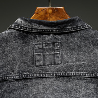 Ventes en gros de vestes en jean décontractées pour hommes de haute qualité, style streetwear, vestes en jean pour hommes